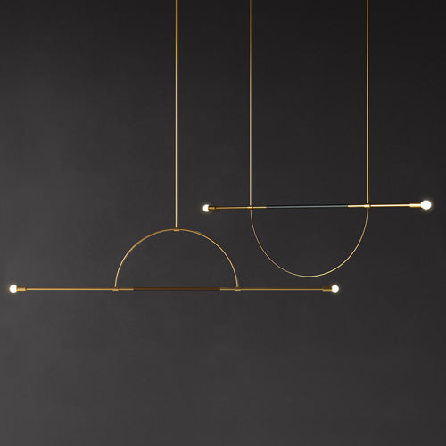 Ellis Light Wide (Natural Brass, Caramel Leather), Perch Light (Natural Brass, Black Leather)