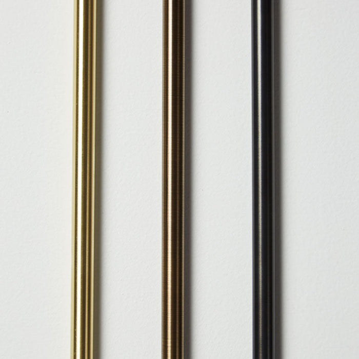 Perry Double Sconce Blackened Brass