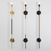 Natural Brass with Black Leather, Aged Brass with White Leather, Blackened Brass with Caramel Leather