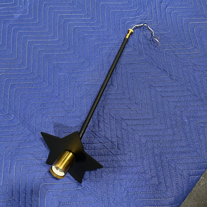 Sample Lone Star Pendant - Natural + Matte Brass