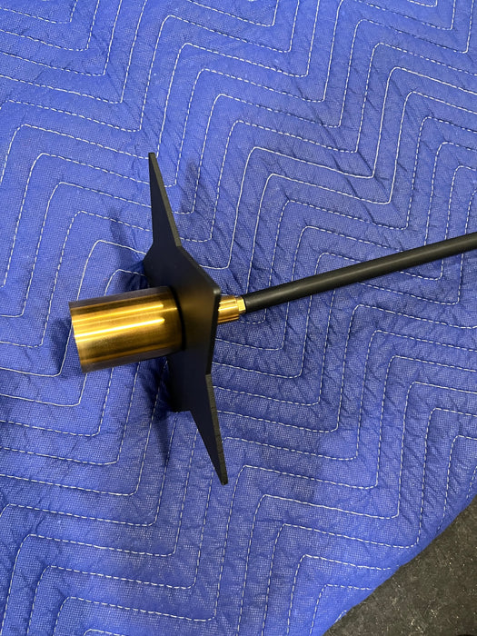 Sample Lone Star Pendant - Natural + Matte Brass
